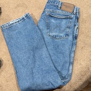 Wrangler Light Blue Relaxed Men's Jeans 35x32